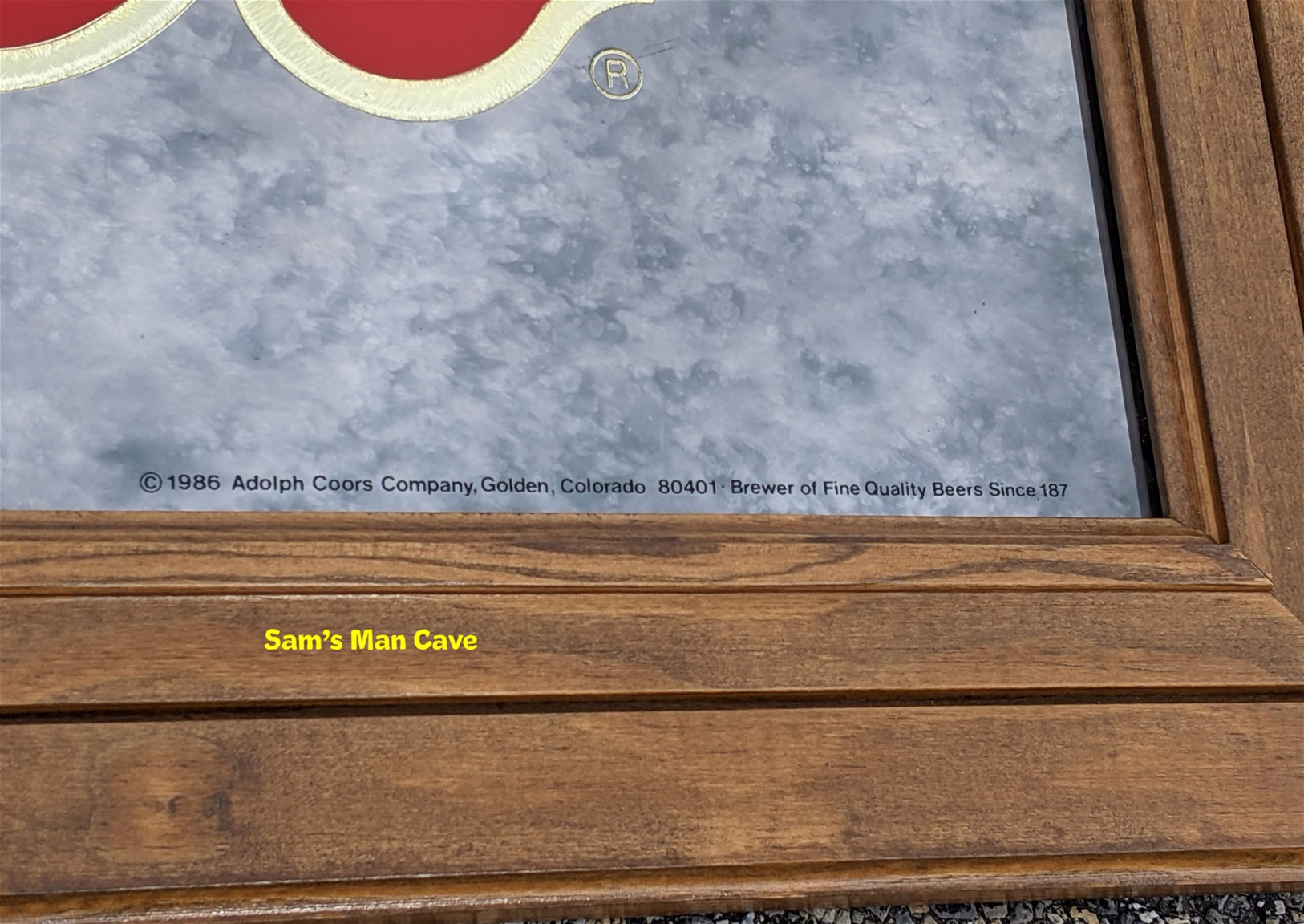 Coors Beer Mirror