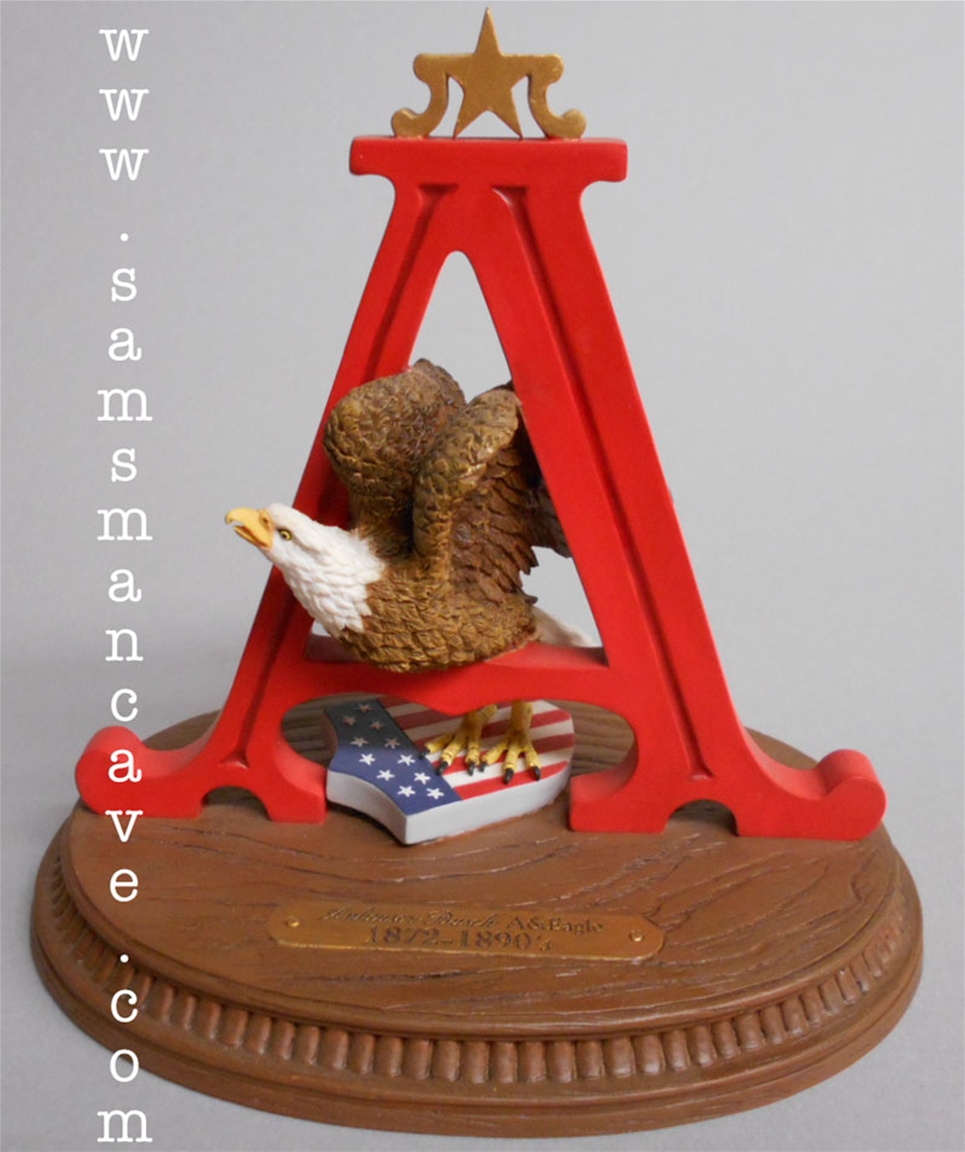 Budweiser A&Eagle 1872-1890s Figurine