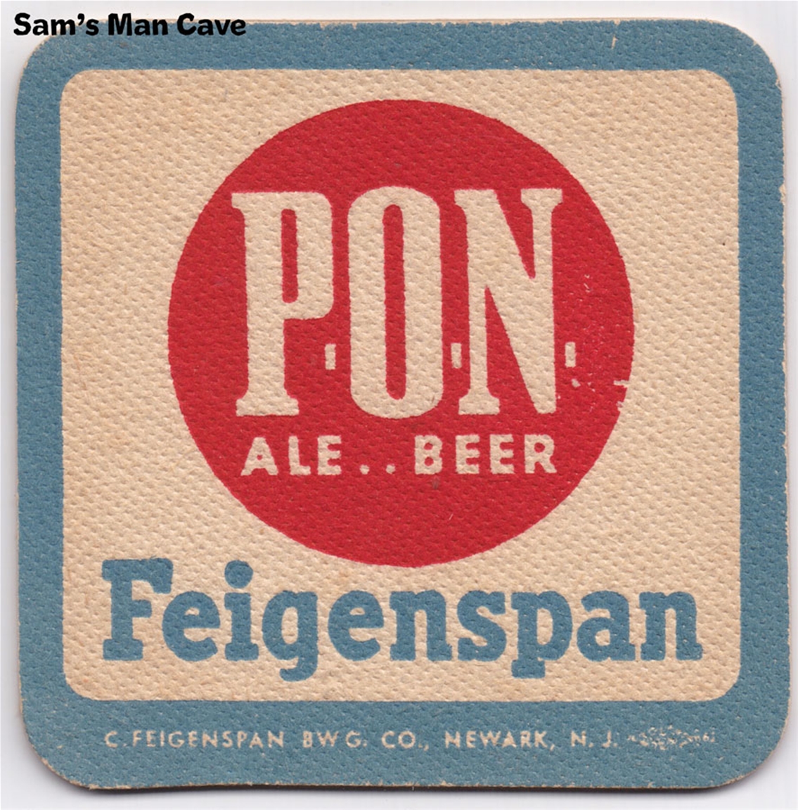 Feigenspan PON Beer Coaster