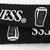 Guinness Pint Lanyard close up