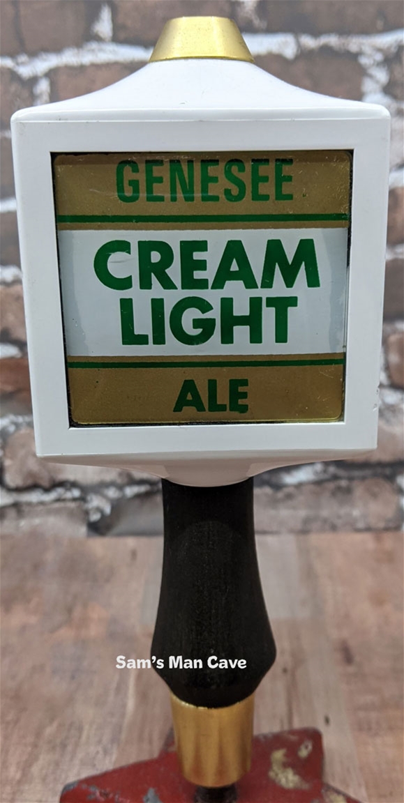 Genesee Cream Light Ale Tap Handle
