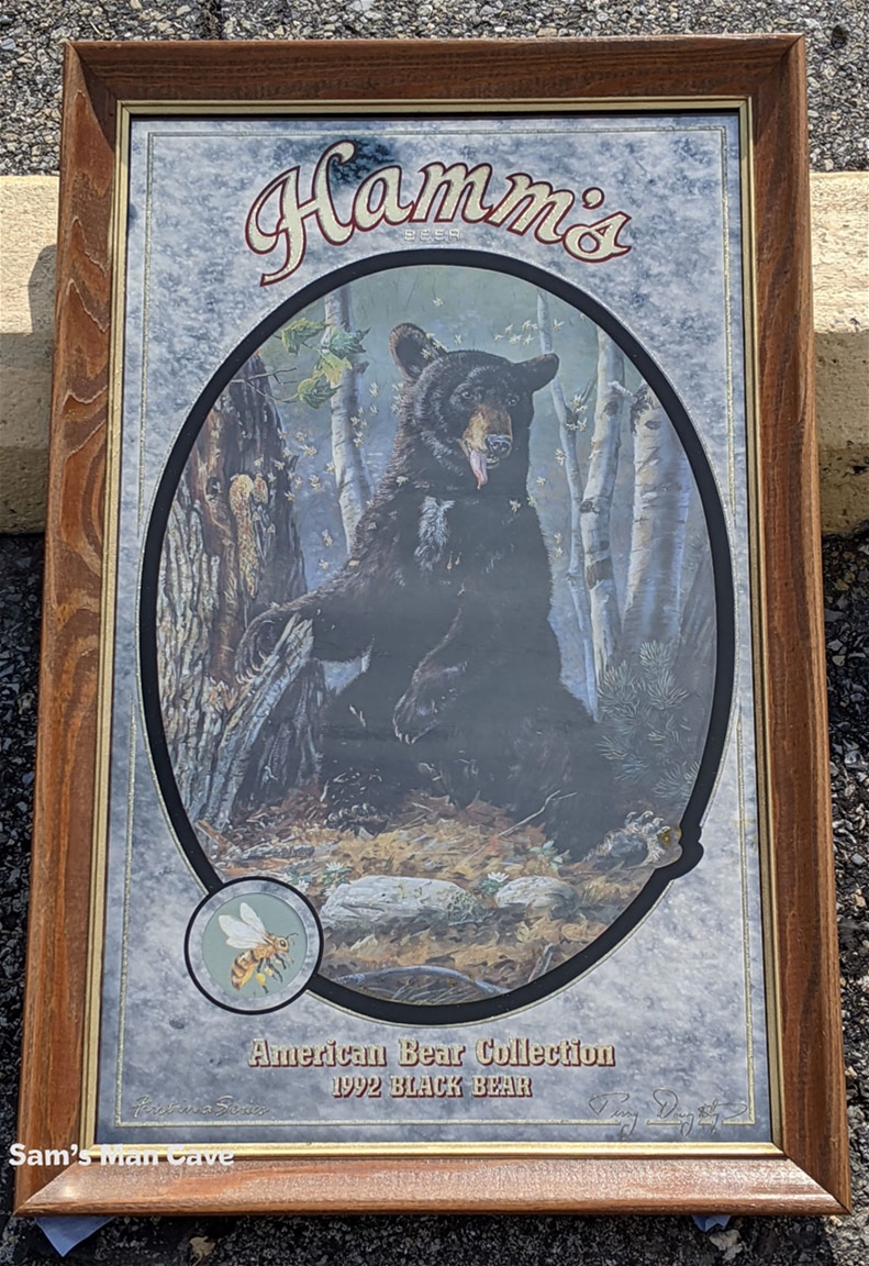 Hamm's Black Bear Mirror