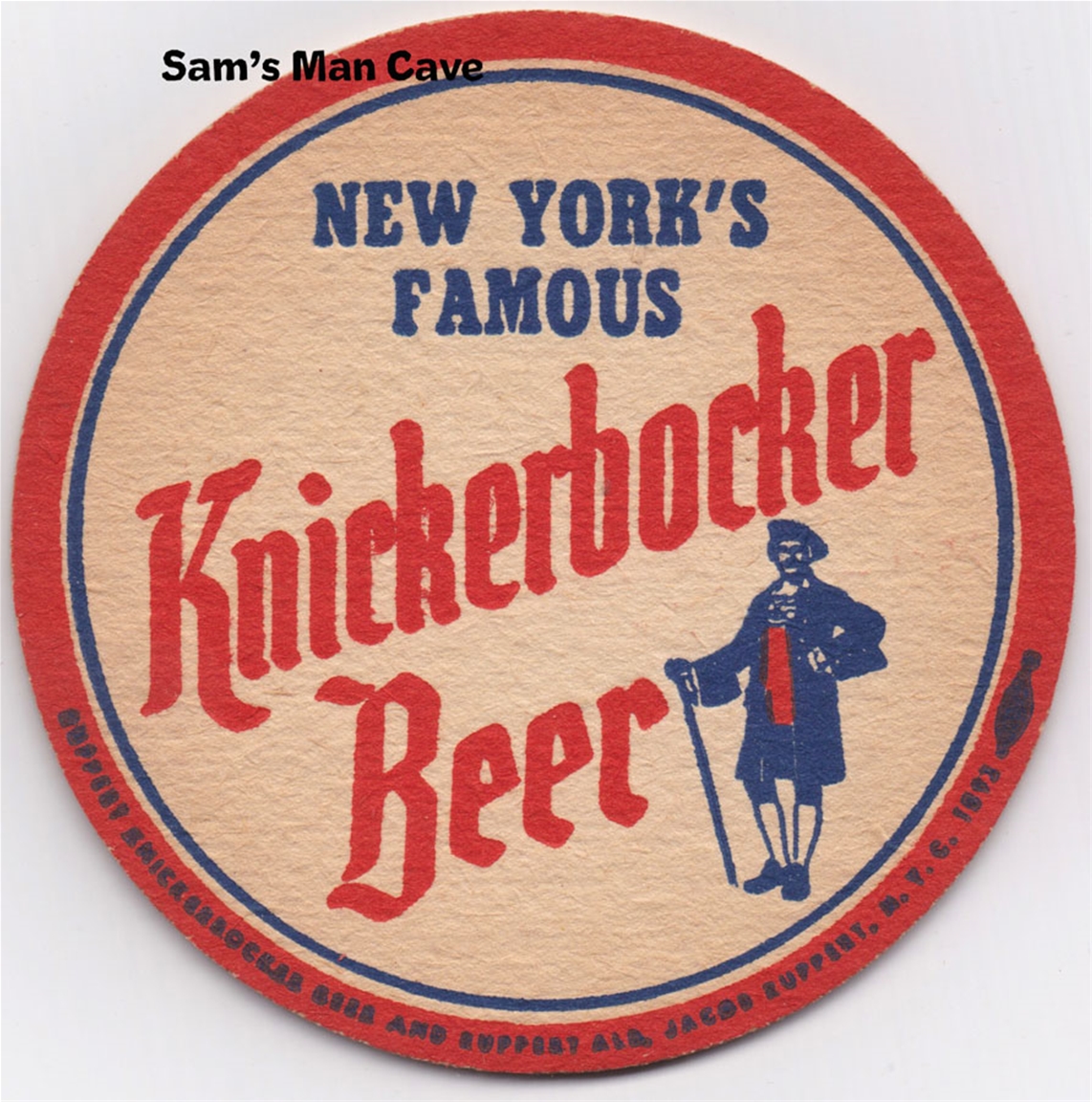 Knickerbocker Beer Coaster