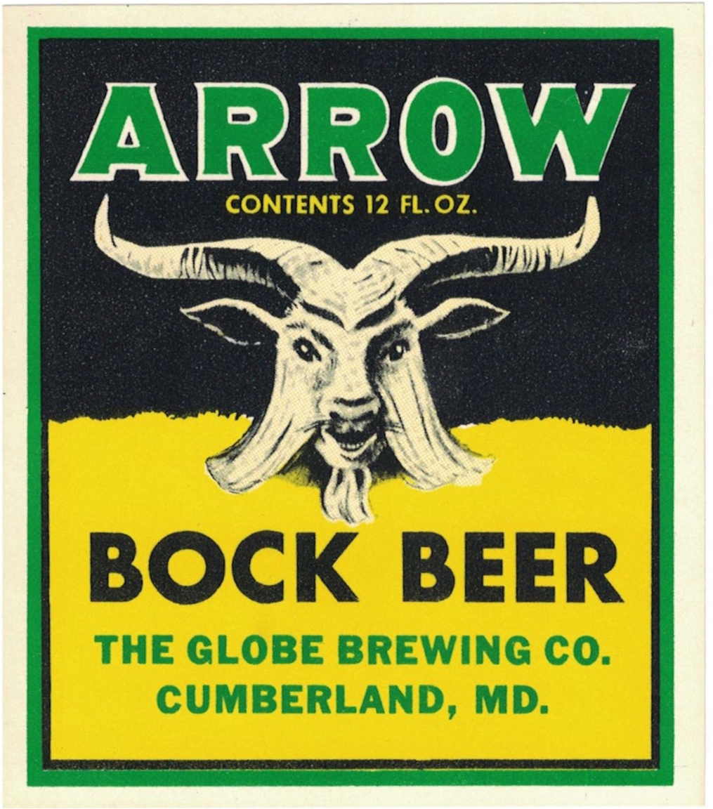 Arrow Bock Beer Label