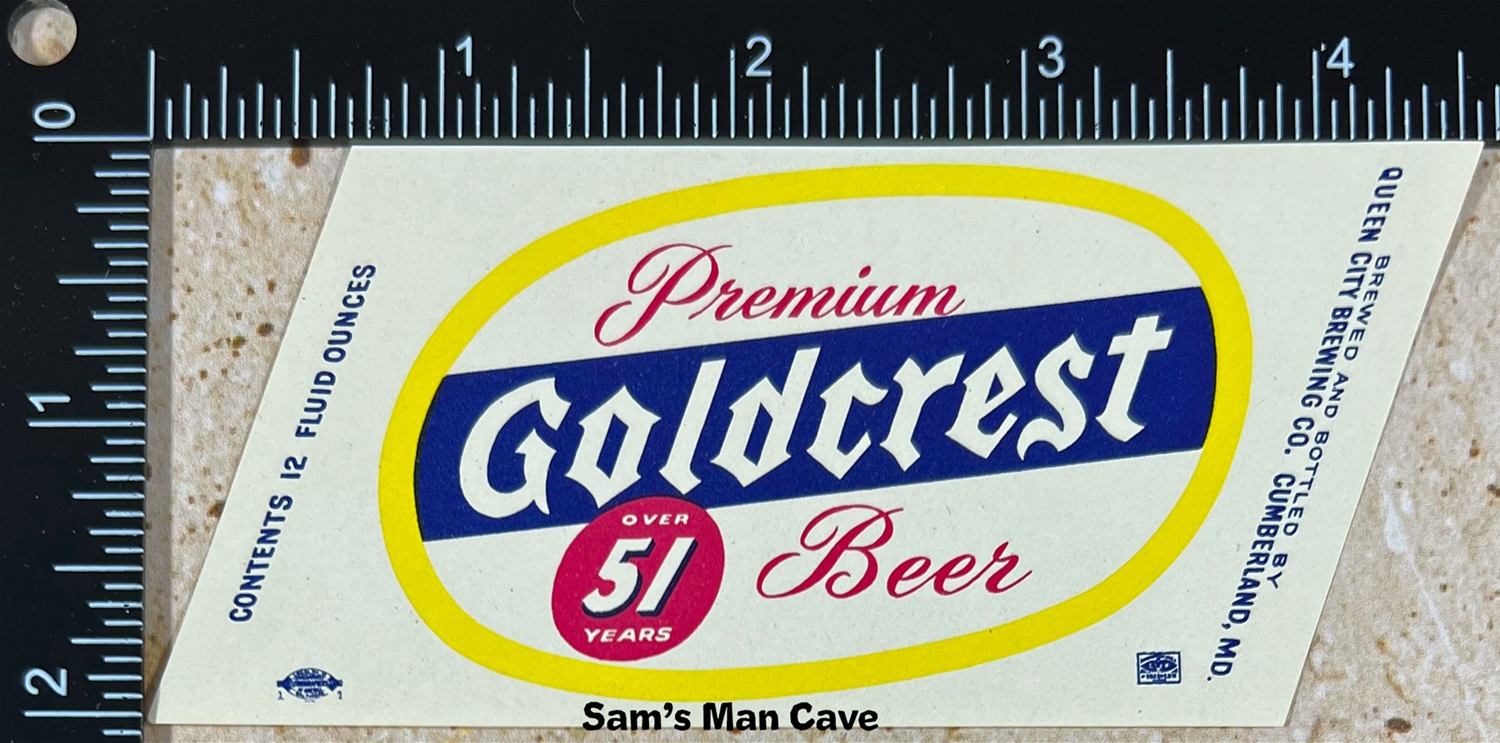 Goldcrest Beer Label