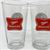 Miller High Life Girl In The Moon Pint Glass Set opposite side