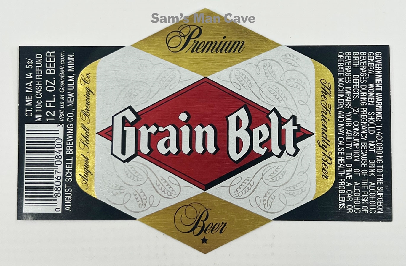 Grain Belt Premium Beer Label