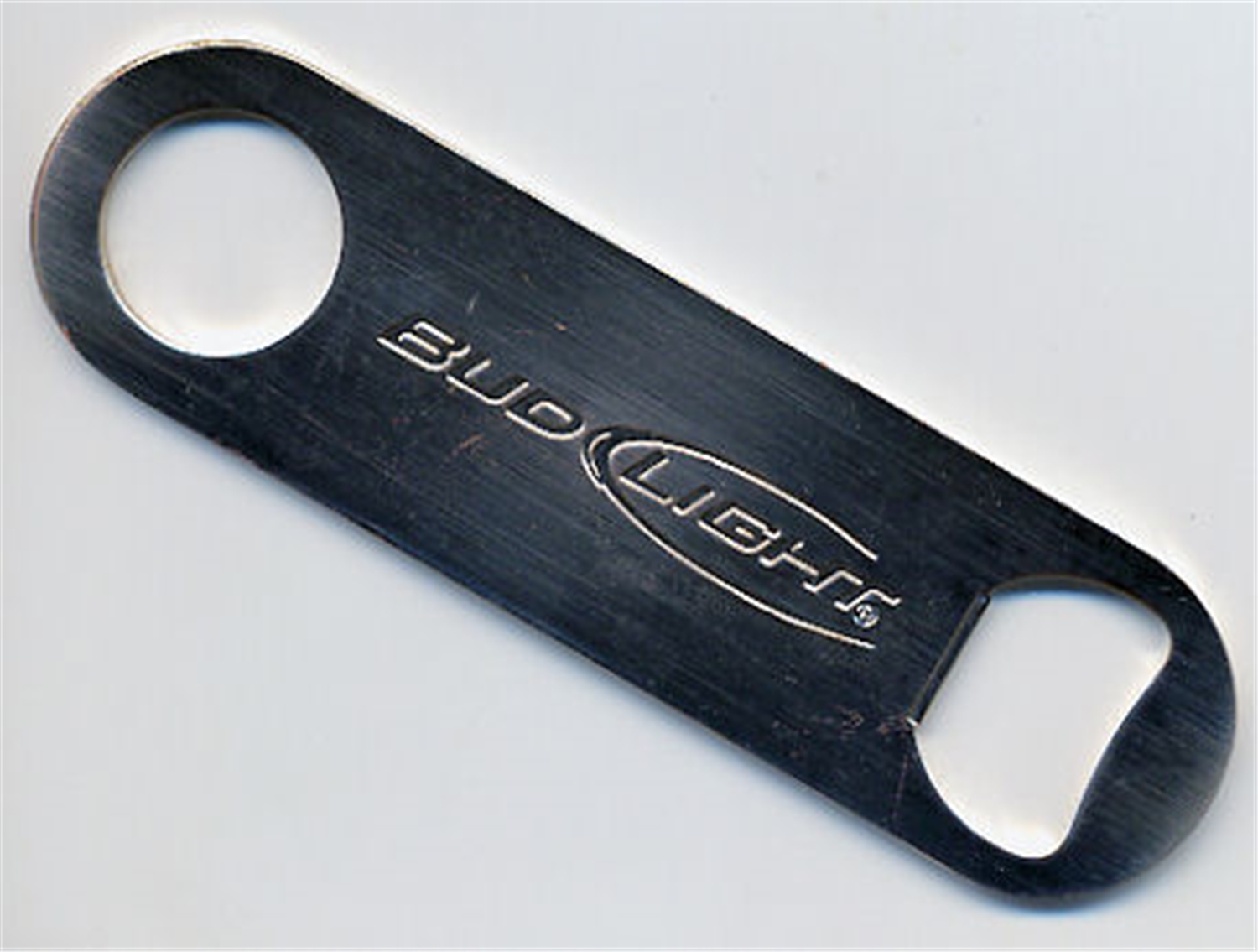 Bud Light Small Stainless Steel Opener