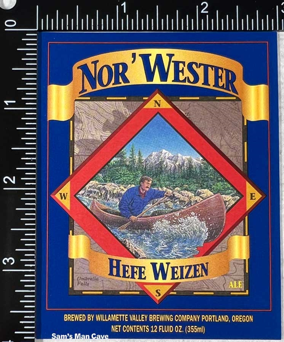 Nor'Wester Hefe Weizen Beer Label
