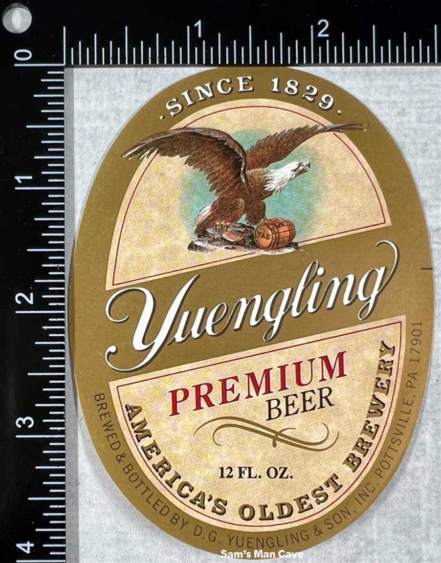 Yuengling Premium Beer Label