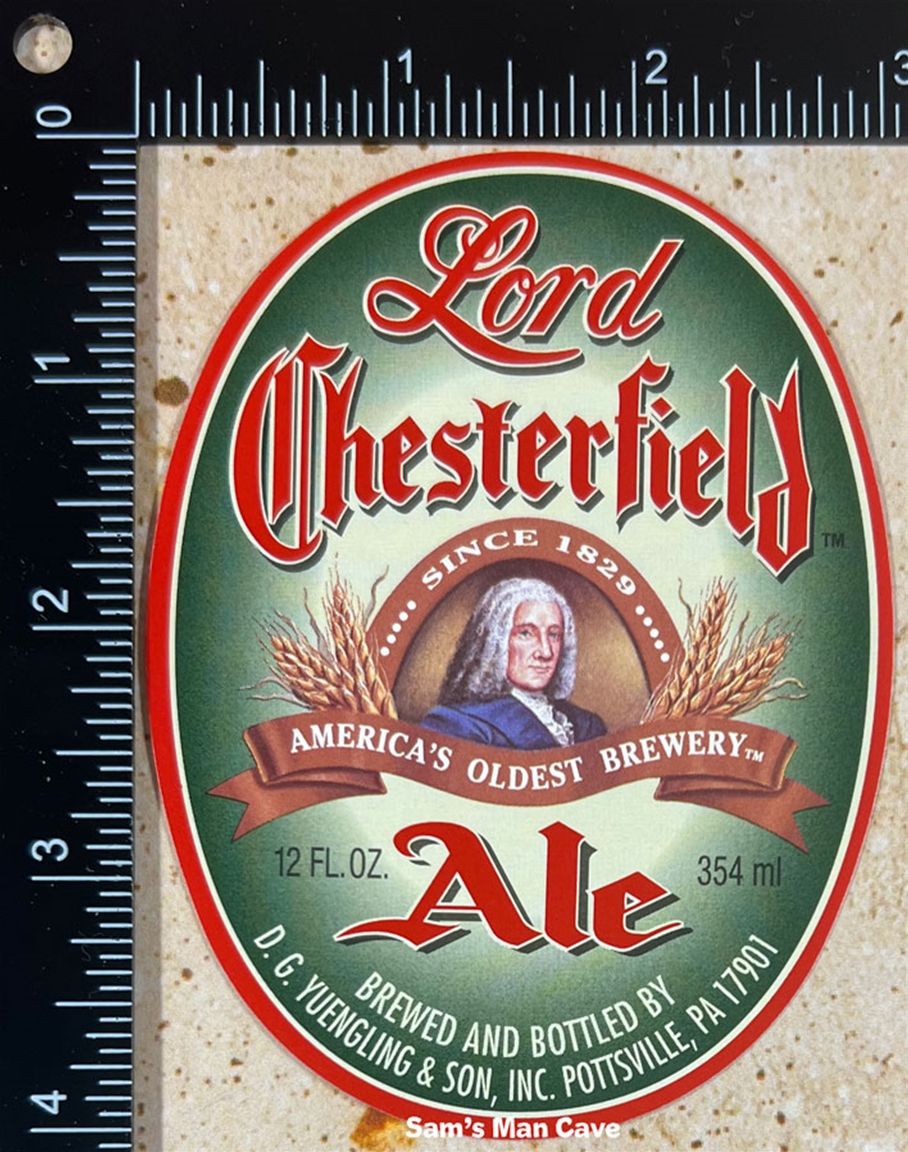 Yuengling Lord Chesterfield Ale Label