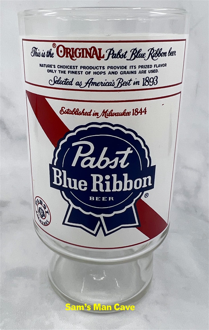 Pabst Blue Ribbon Glass