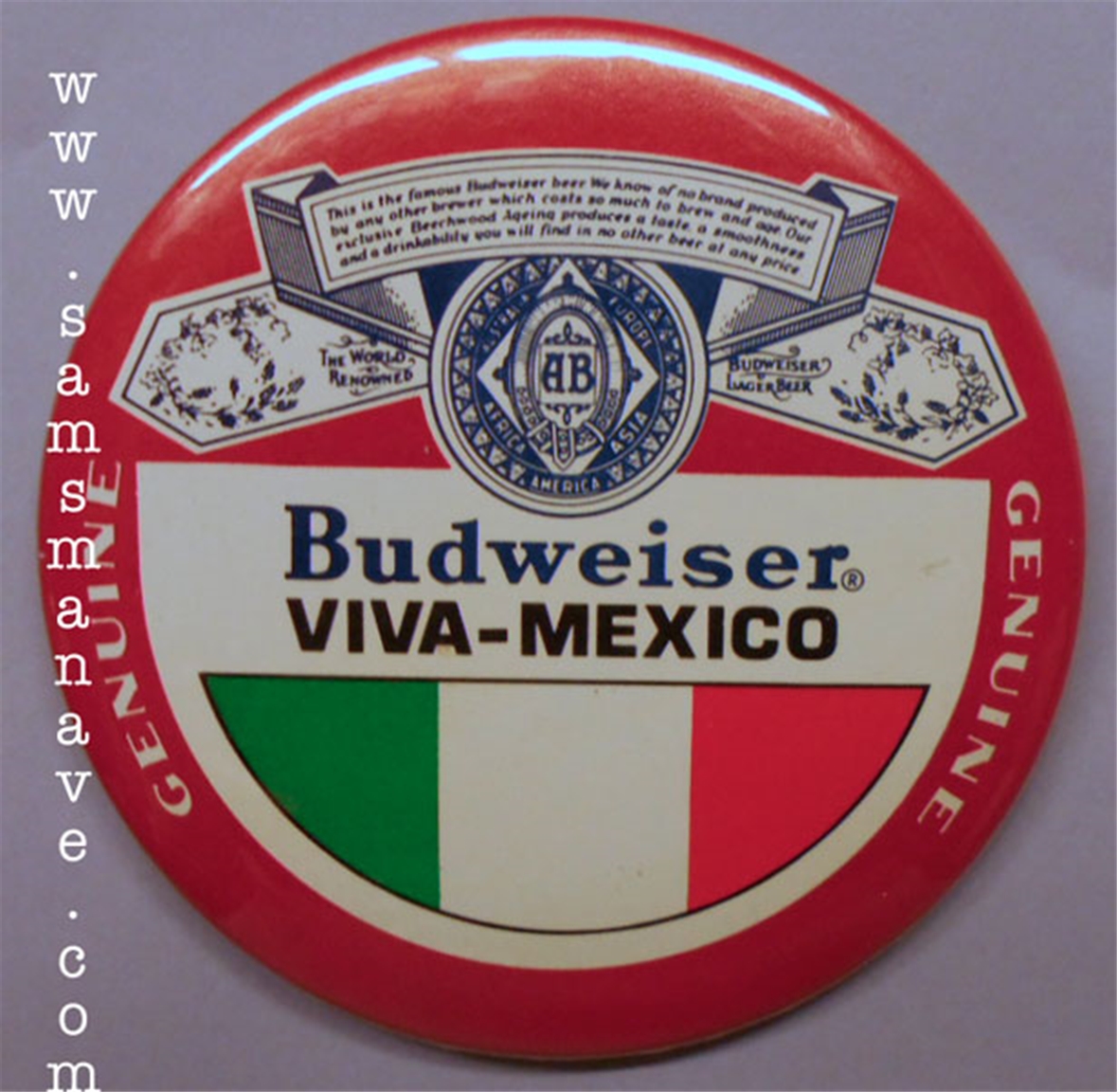 Budweiser Viva Mexico Pin