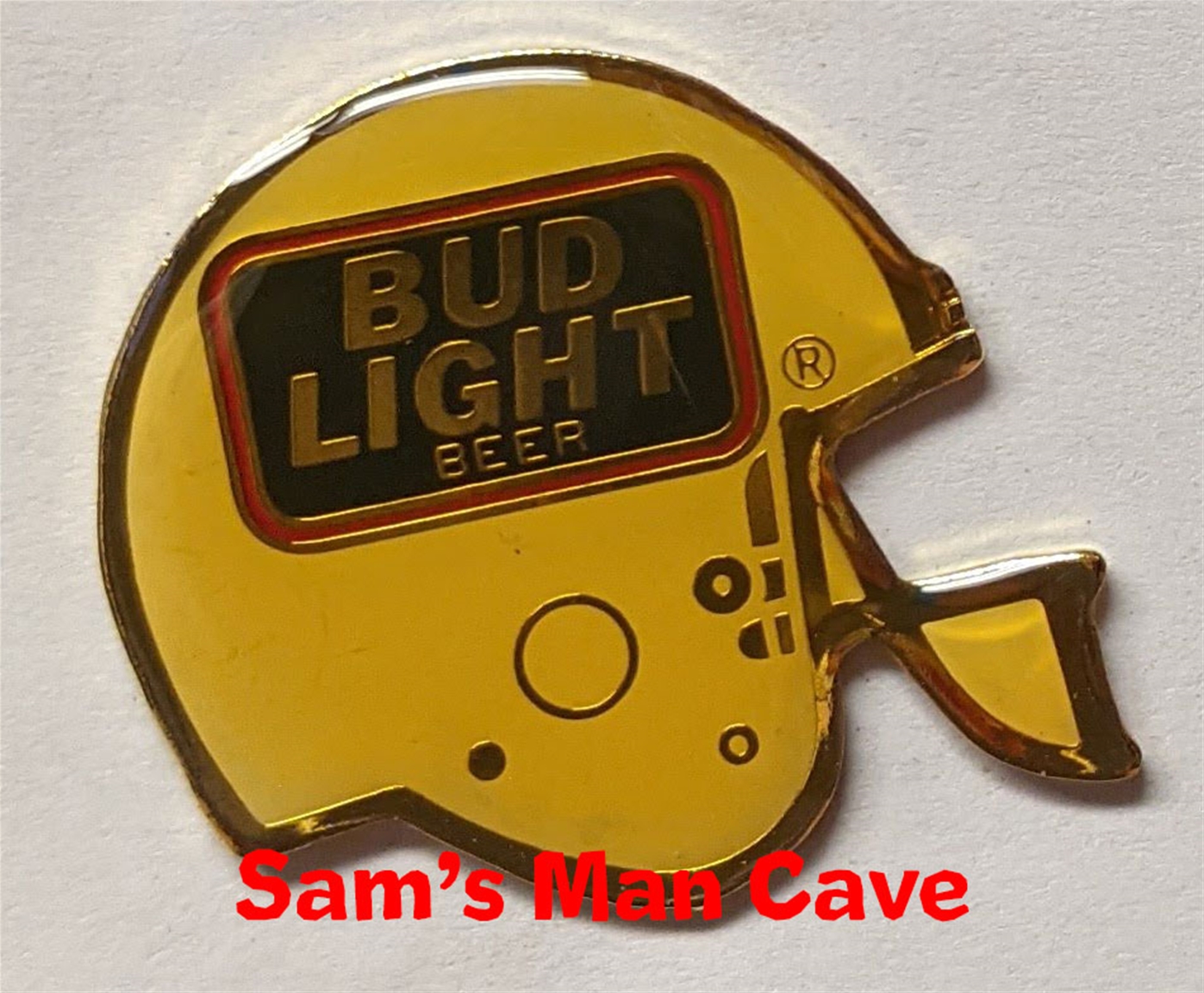 Bud Light Football Helmet Pin