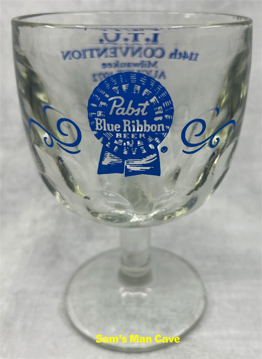 Pabst Blue Ribbon ITU 114th Convention Thumbprint Goblet