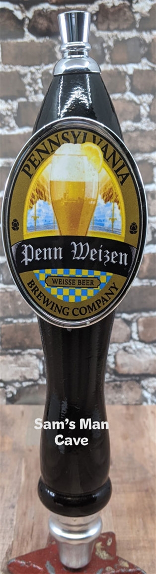 Pennsylvania Brewing Co. Penn Weizen Tap Handle