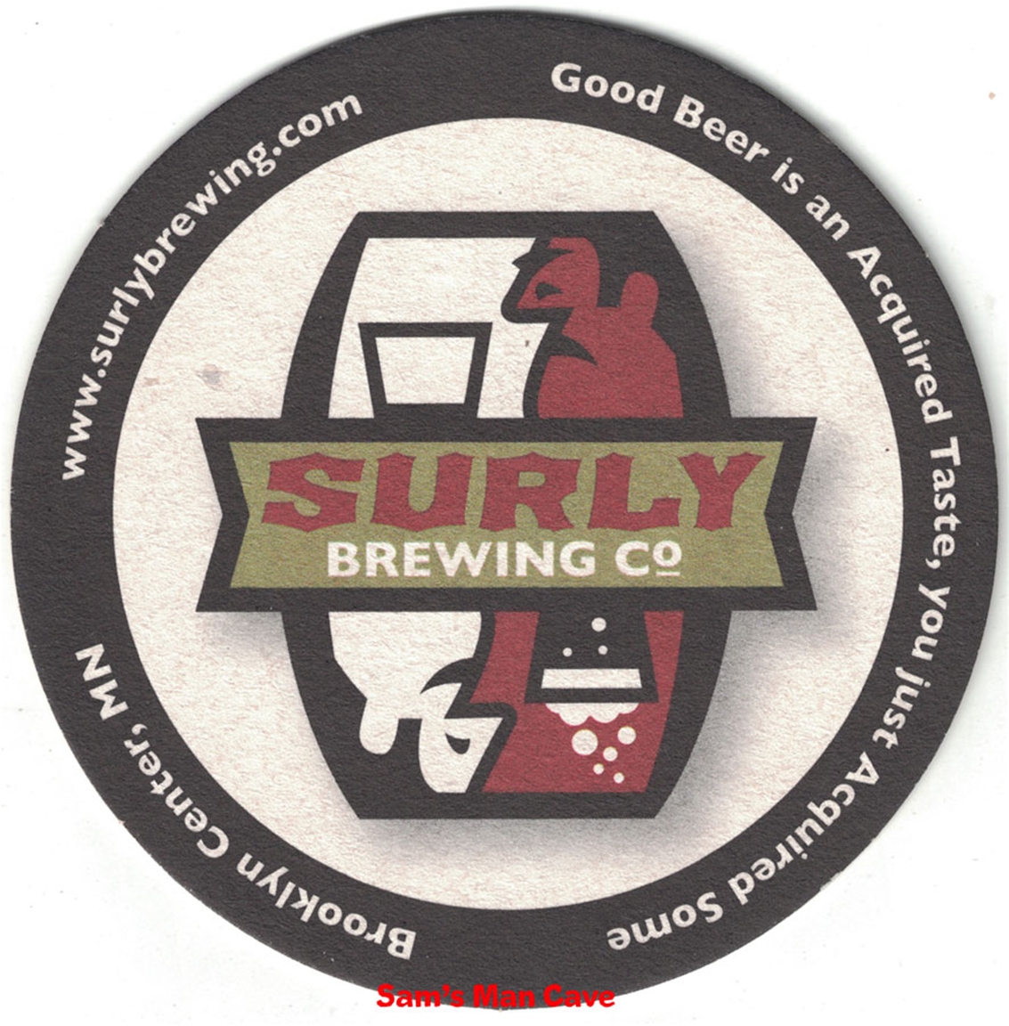 Surly Brewing Company Beer Coaster