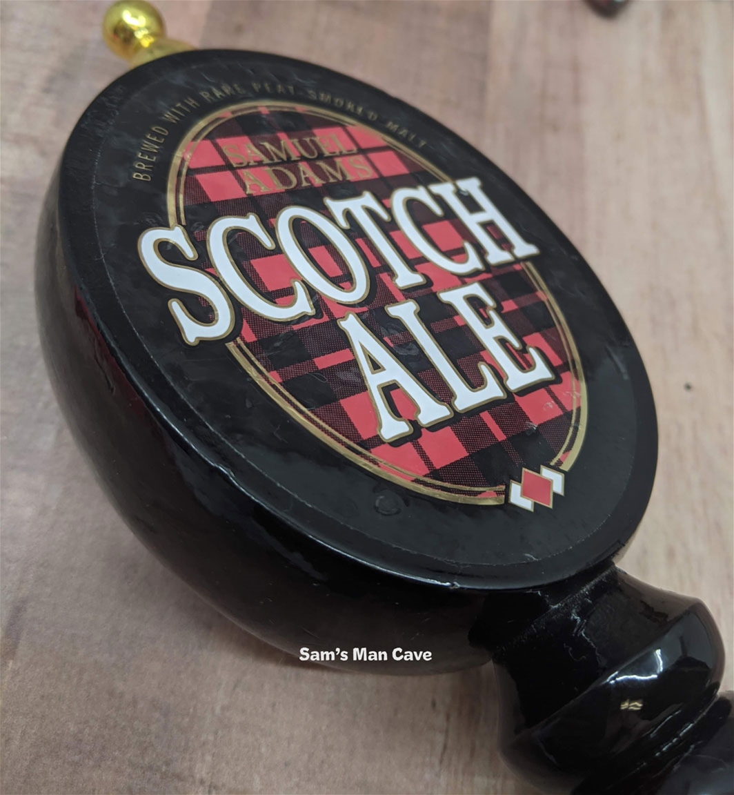 Samuel Adams Scotch Ale Tap Handle