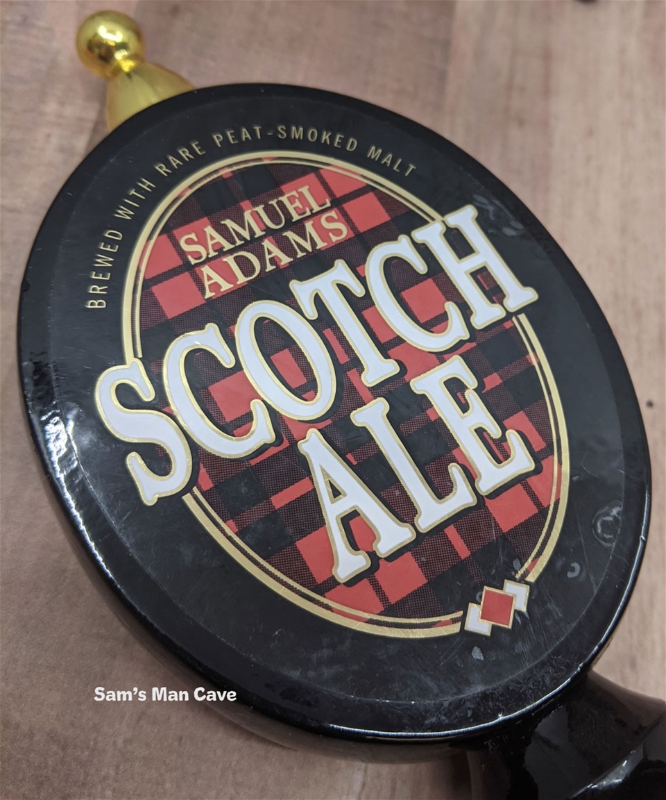 Samuel Adams Scotch Ale Tap Handle