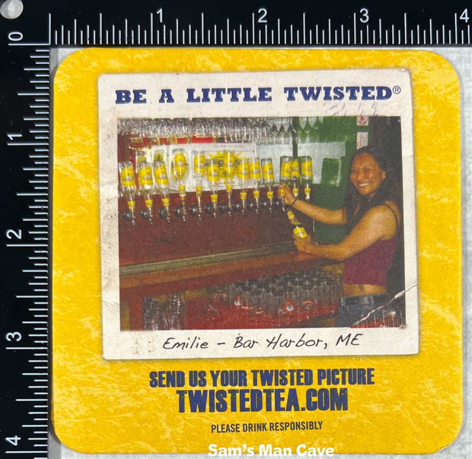 Twisted Tea Bartender Beer Coaster