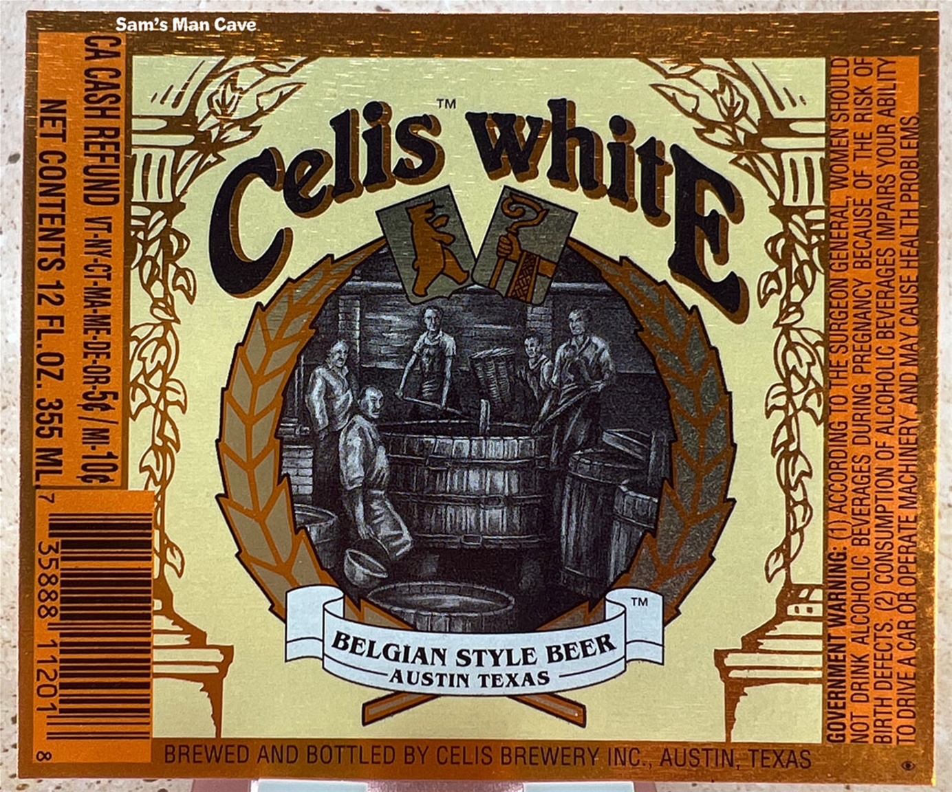 Celis White Beer Label