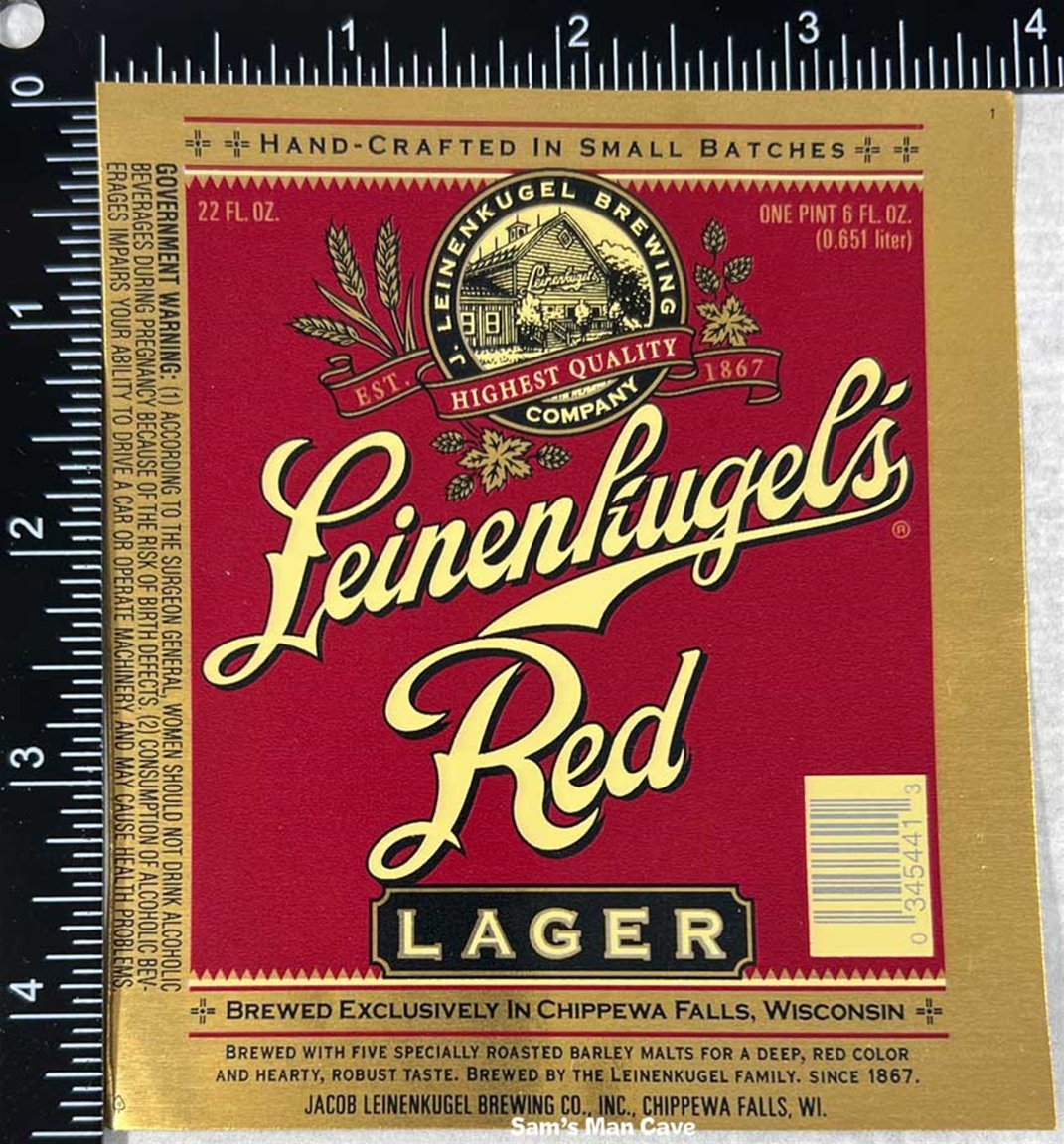 Leinenkugel's Red Lager Label