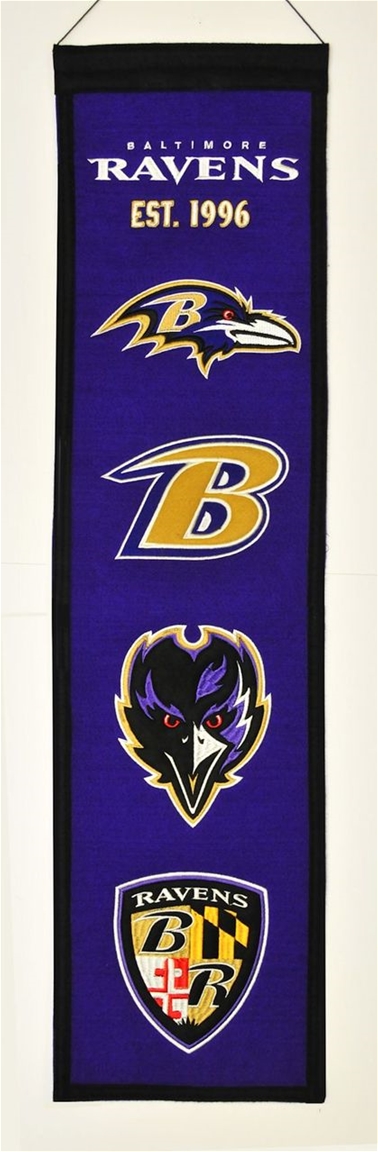 Baltimore Ravens Heritage Banner