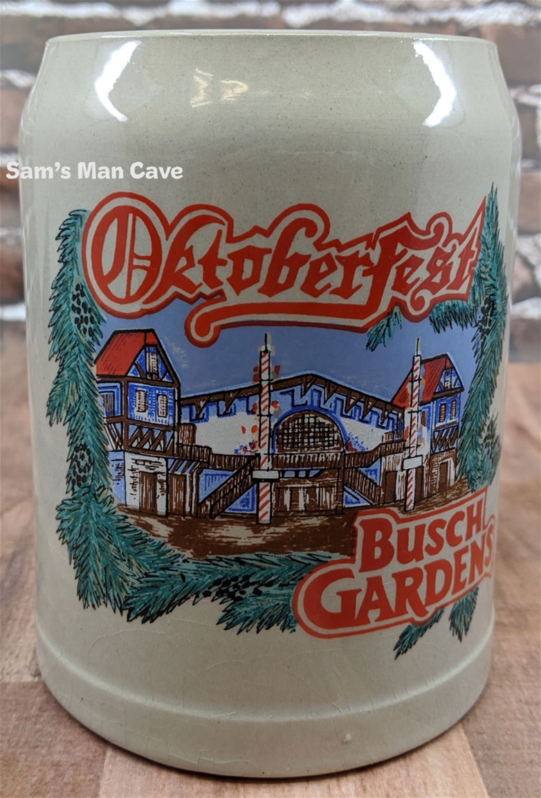Budweiser Oktoberfest Busch Gardens Beer Mug