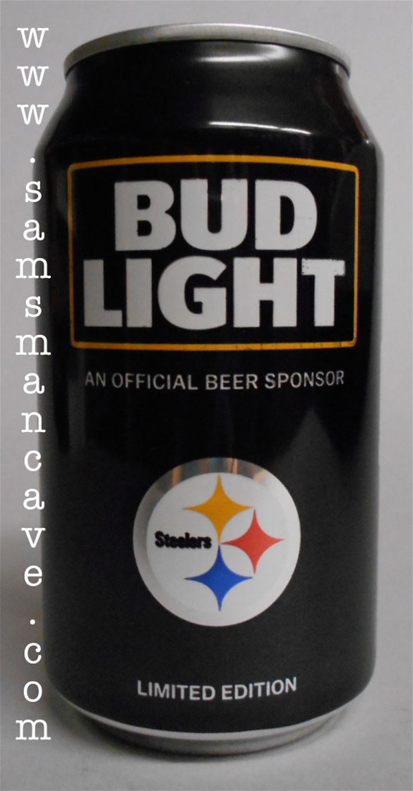 Bud Light 2016 Pittsburgh Steelers Kickoff 12 oz Can