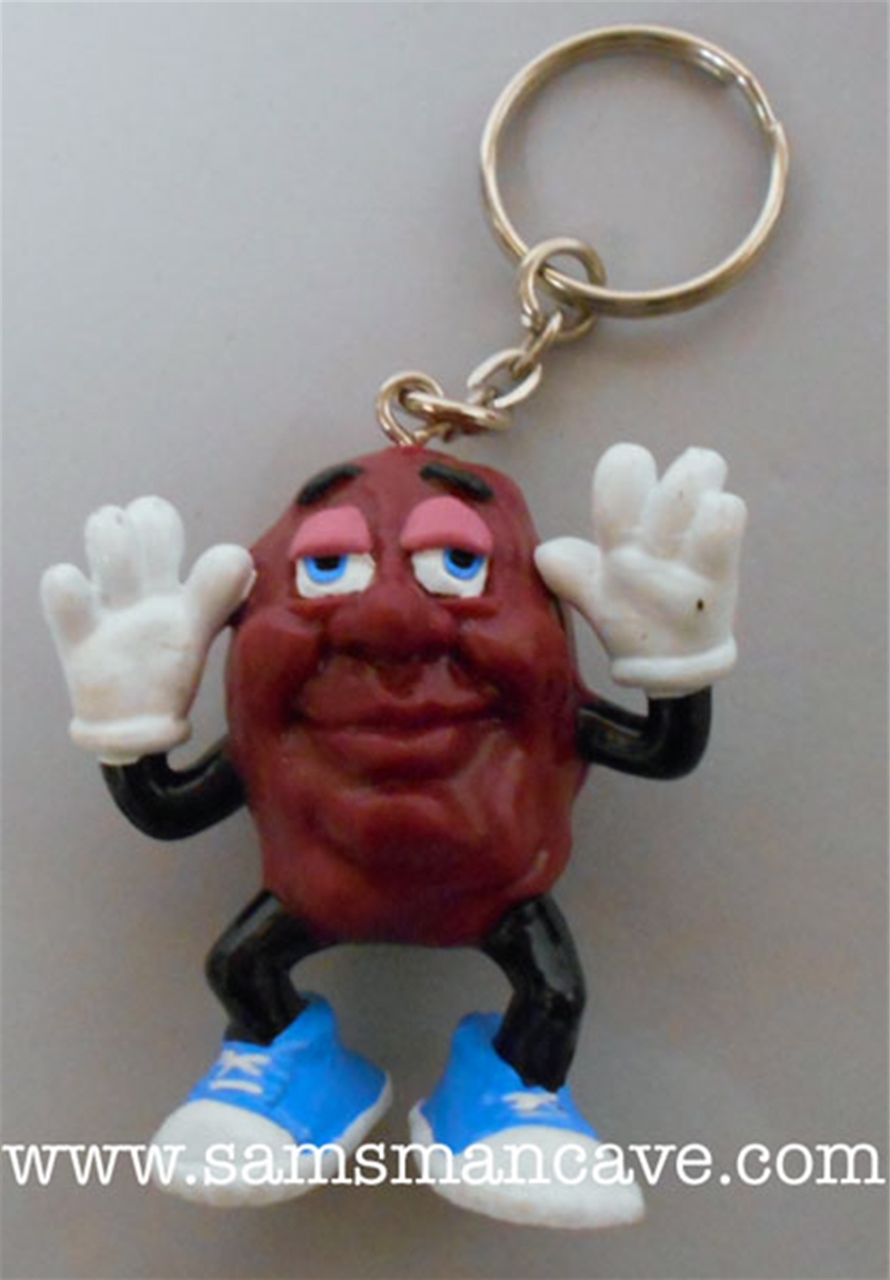 California Raisin Blue Sneaker Keychain