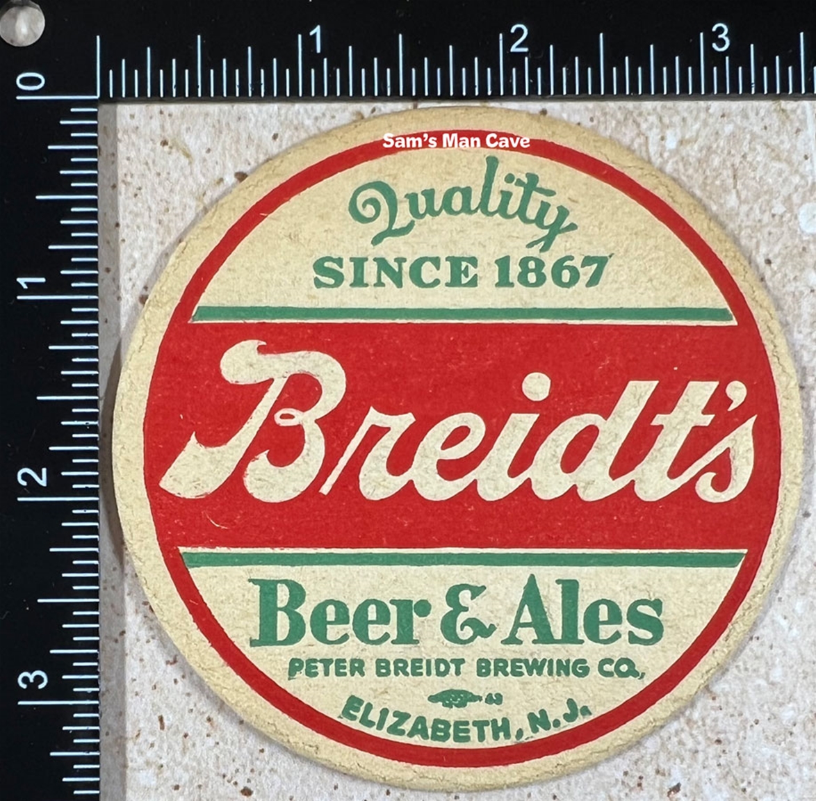 Breidt's Beer & Ales Coaster