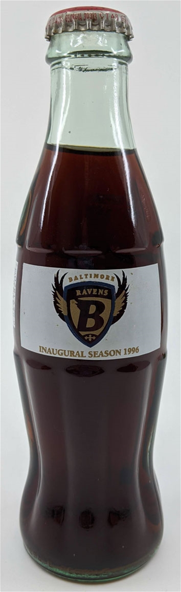 Coca-Cola Baltimore Ravens 8 oz Bottle