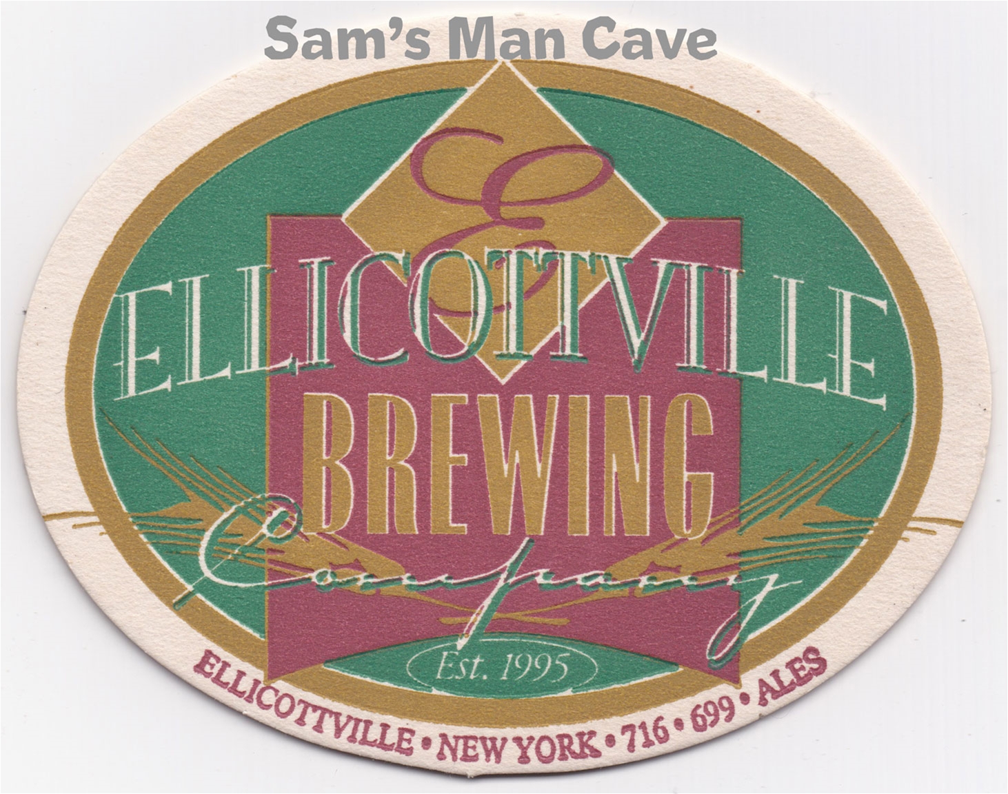 Ellicottville Brewing Coaster