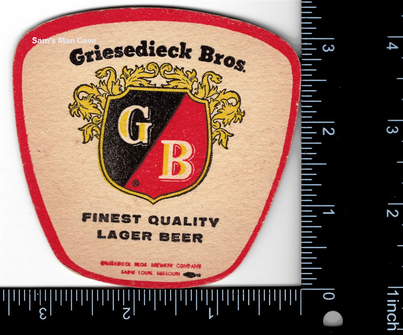 Griesedieck Bros. Beer Coaster