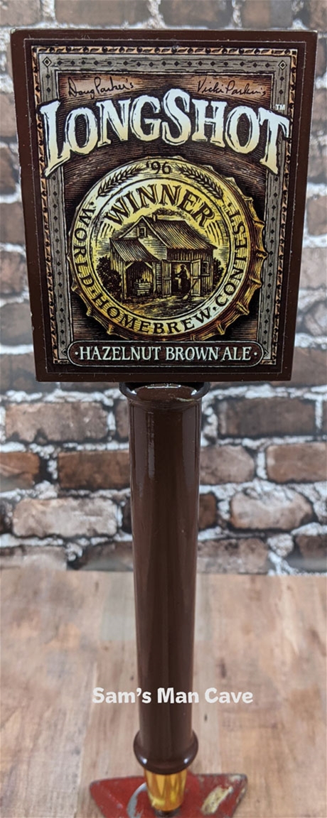 Longshot Hazelnut Brown Tap Handle