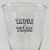 Lucky Light Draft Beer Glass back
