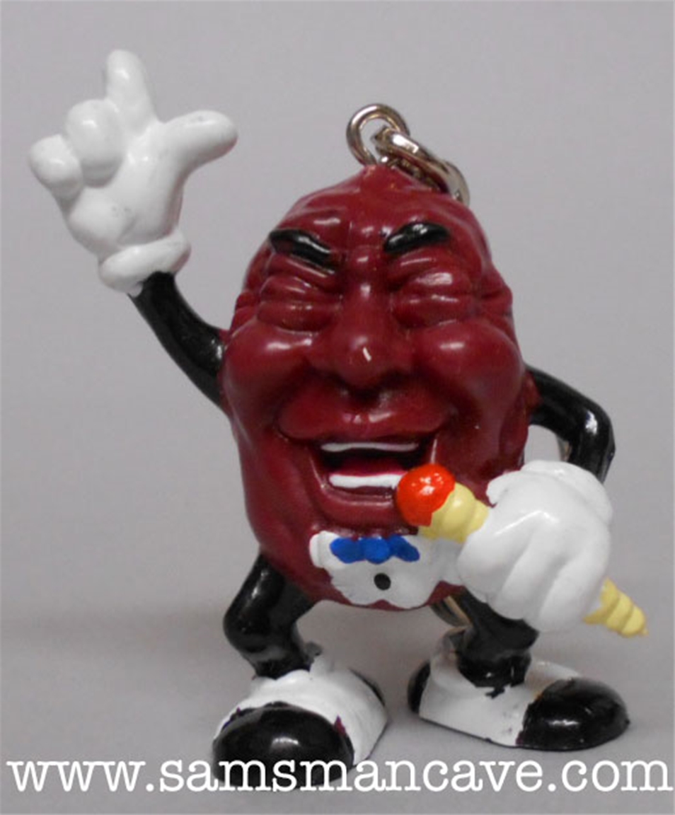 California Raisin Male Singer Keychain