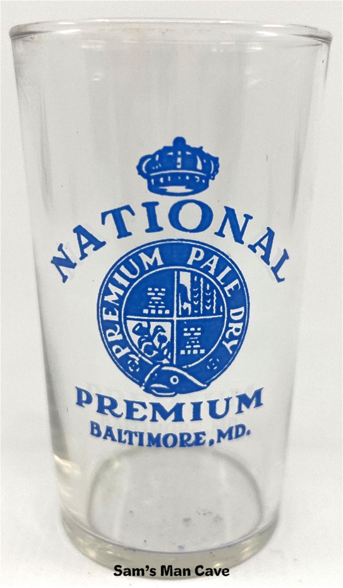National Premium Beer Glass