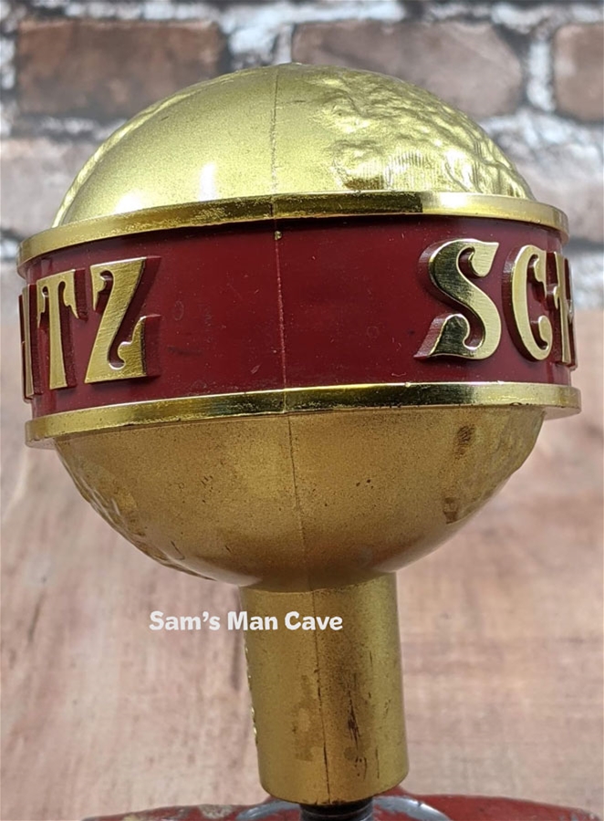 Schlitz Globe Tap Handle