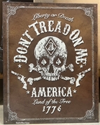 Don't Tread on Me America 1776 Tin Sign
