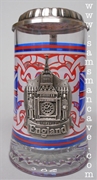 Glass Heritage Series England Beer Stein