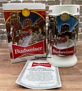 2020 Budweiser Holiday Brewery Lights Mug - FLAWED