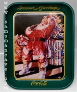 Coca Cola Season's Greetings Tray