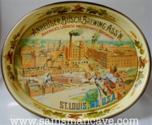 Anheuser-Busch Brewing Association Brewery Beer Tray