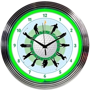 Golfer Neon Clock Golfer Neon Clock