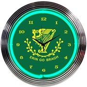 Erin Go Bragh Irish Neon Clock Erin Go Bragh Irish Neon Clock