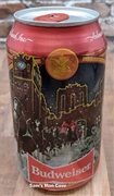 Budweiser Happy Holidays Brewhouse Beer Can