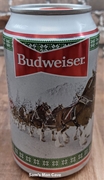 Budweiser Happy Holidays Hitch Mountain Beer Can