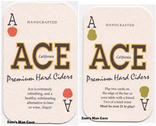 Ace Premium Hard Ciders Beer Coaster