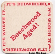 Budweiser Beechwood Aged Beer Coaster